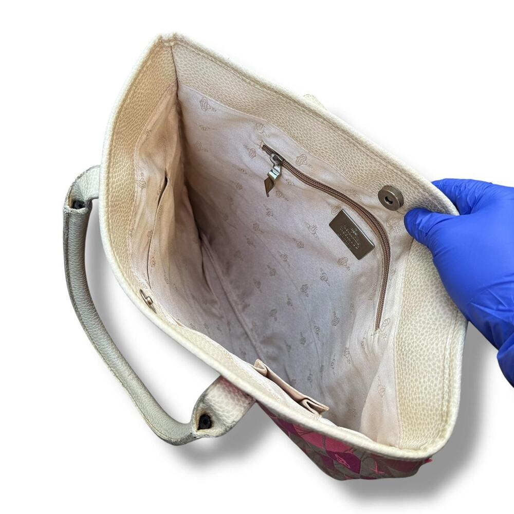 Vivienne Westwood Pink Argyle Tote Bag - Picture 6 of 7